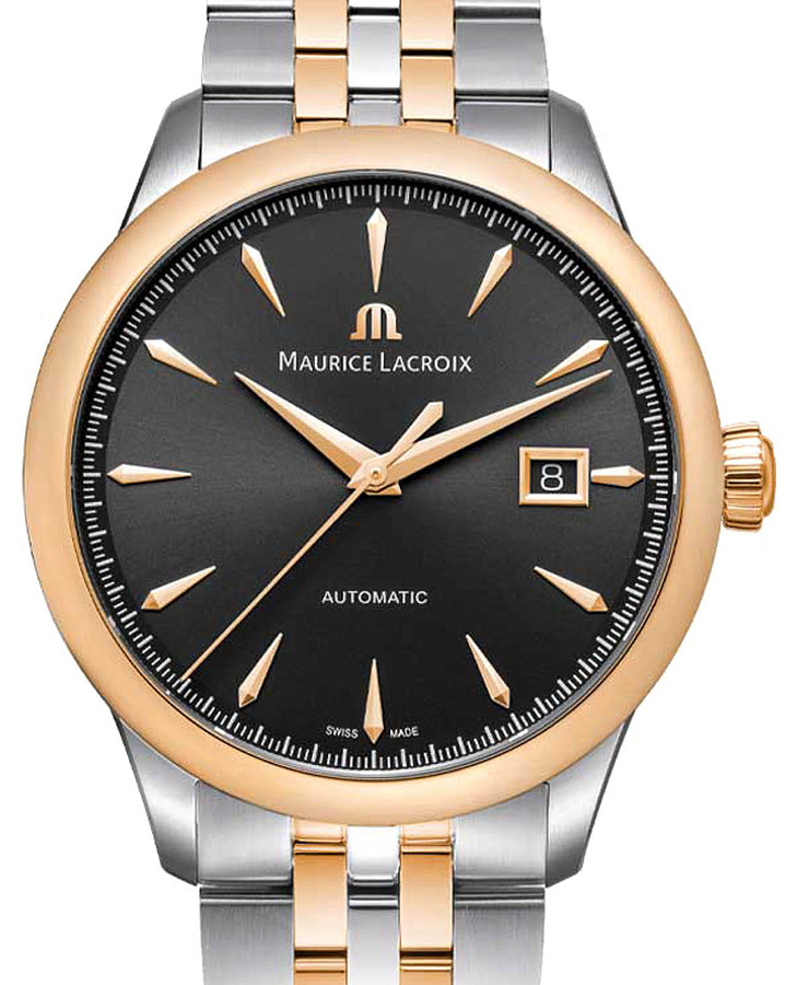 Часы Maurice Lacroix 1975 Automatic Duotone 40mm 756008-PVP12-330-1 — механические, сталь металл