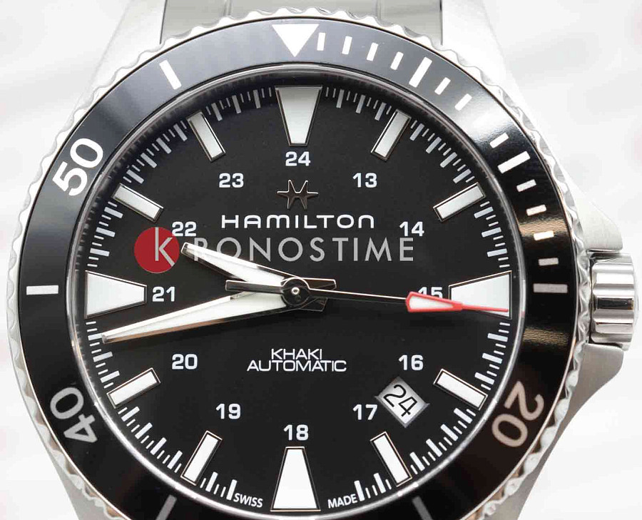 Часы Hamilton Khaki Navy Scuba Auto H82335131 — сталь, Швейцария