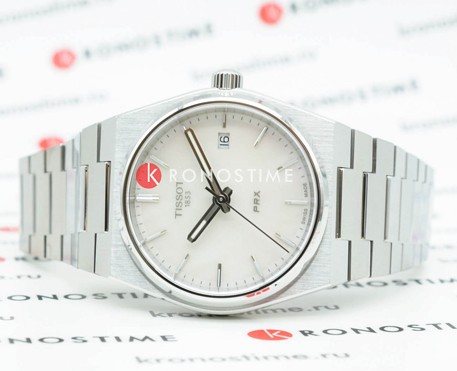 Часы Tissot PRX 35 mm T137.210.11.111.00 — кварцевые, металл сталь