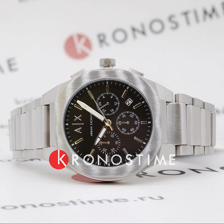Часы Armani Exchange Sync AX4186 — кварцевые, металл сталь