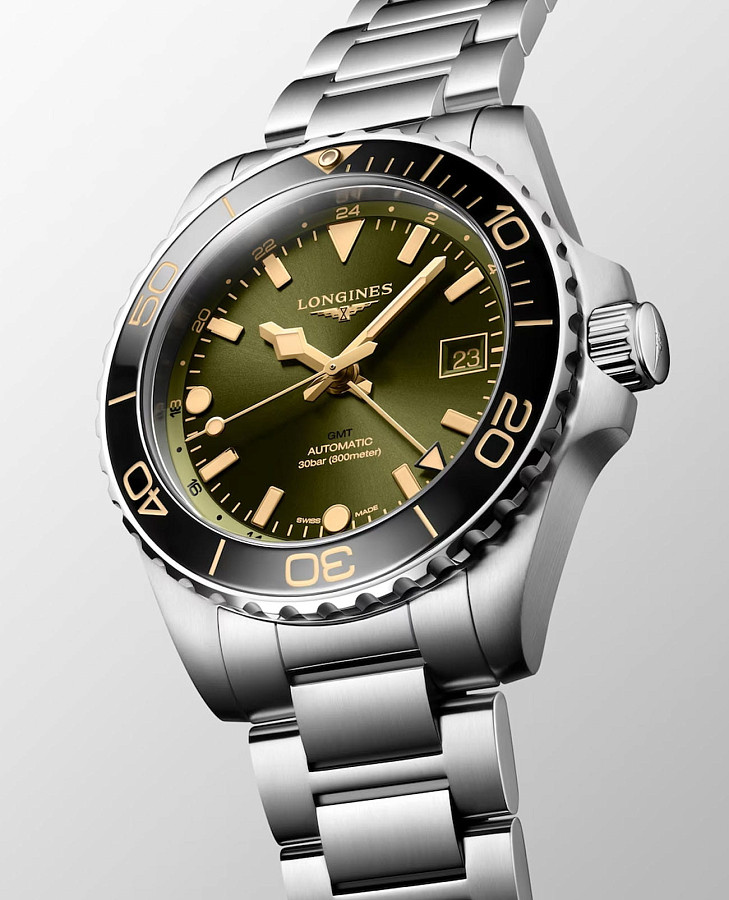 Часы Longines HydroConquest L3.790.4.06.6 — нержавеющая сталь, мужские