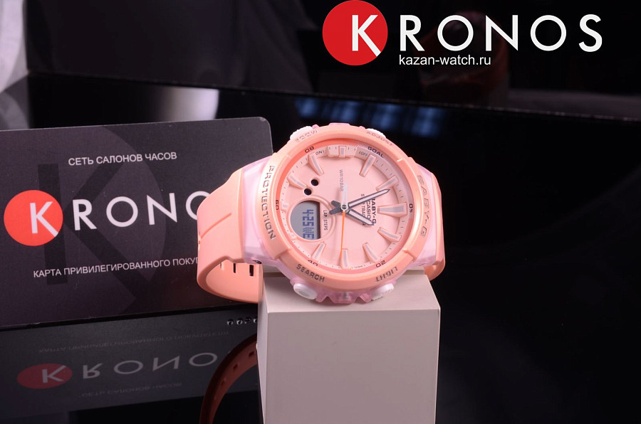 Часы Casio Baby-G BGS-100-4AER — кварцевые, пластик
