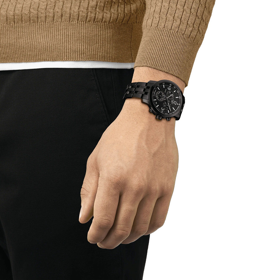 Часы Tissot PRC 200 Chronograph T114.417.33.057.00 — кварцевые, сталь металл