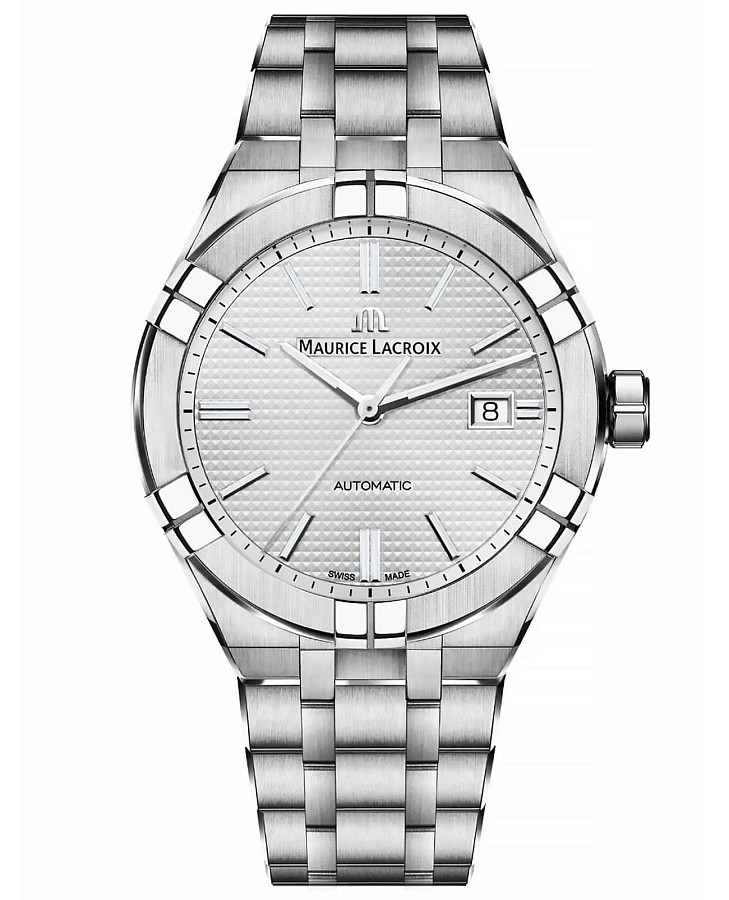 Часы Maurice Lacroix Aikon Automatic AI6008-SS002-130-1 — мужские, бежевый