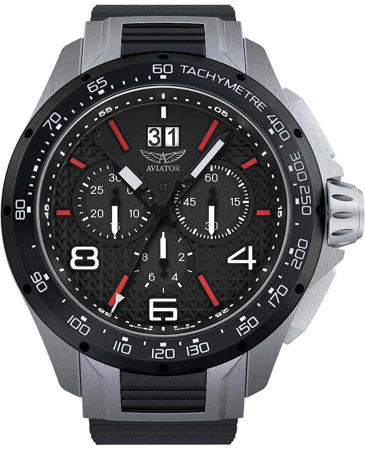 Часы Aviator MiG‑35 M.2.19.5.132.6 — мужские, черный