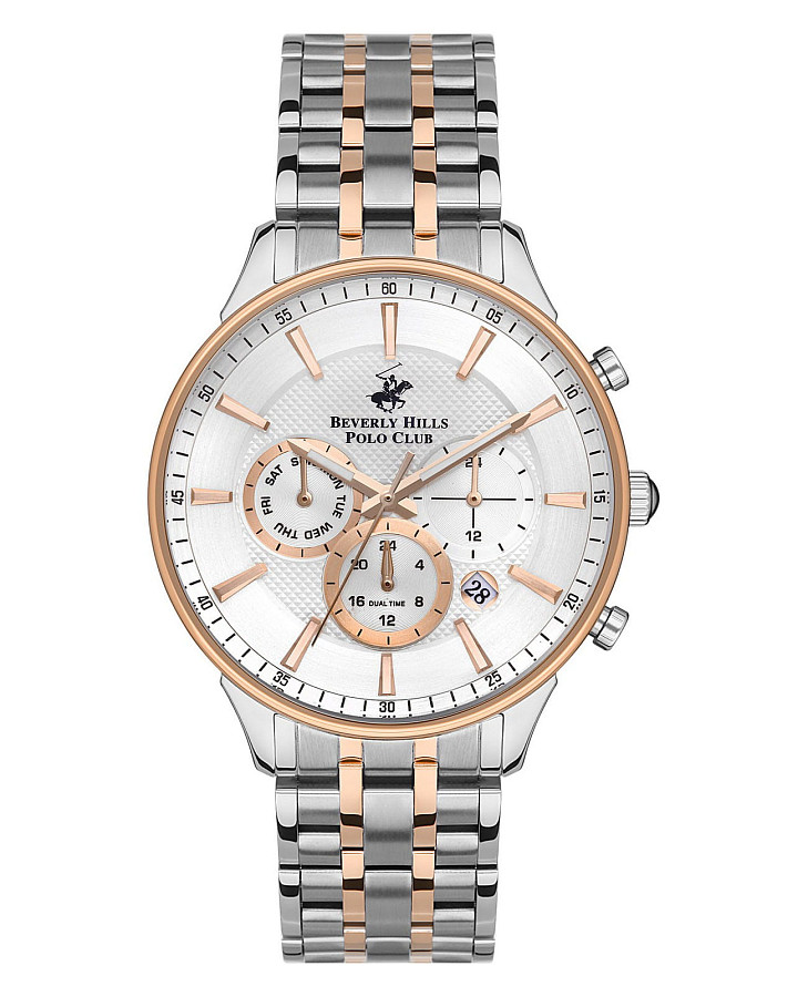 Часы Beverly Hills Polo Club BP3346X.530 — мужские, белый