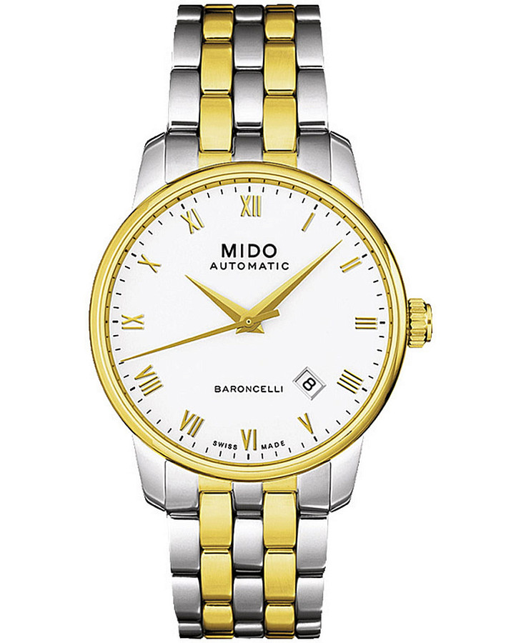 Часы Mido Baroncelli M8600.9.26.1 — мужские, белый
