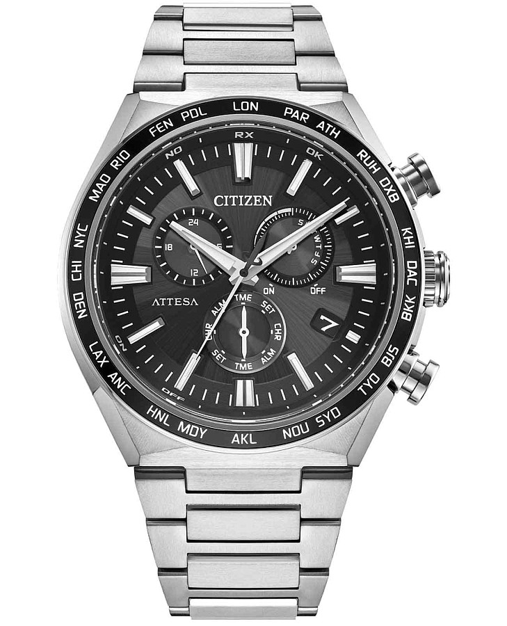 Часы Citizen Attesa CB5966-69E — мужские, черный