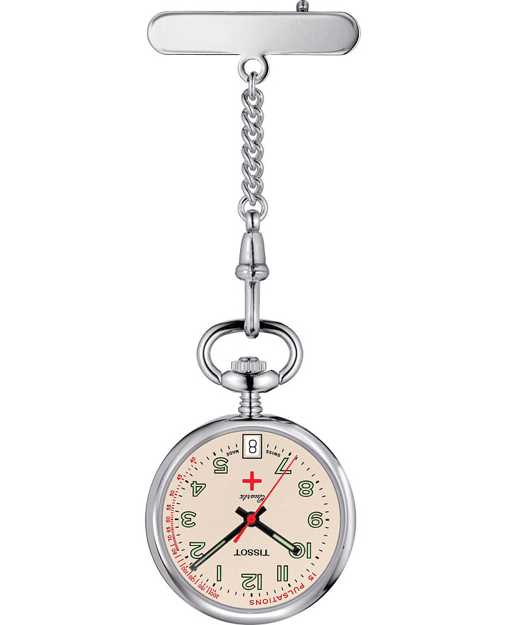Часы Tissot Pendants Infirmiere T81.7.221.92 — женские, бежевый