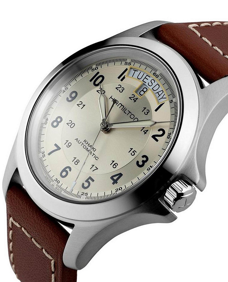 Часы Hamilton Khaki Field King Auto H64455523 — механические, сталь