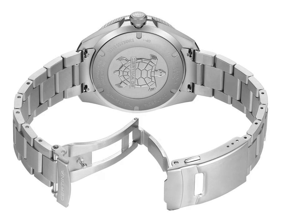 Часы Certina DS-X GMT C047.452.11.081.00 — нержавеющая сталь 316l, мужские