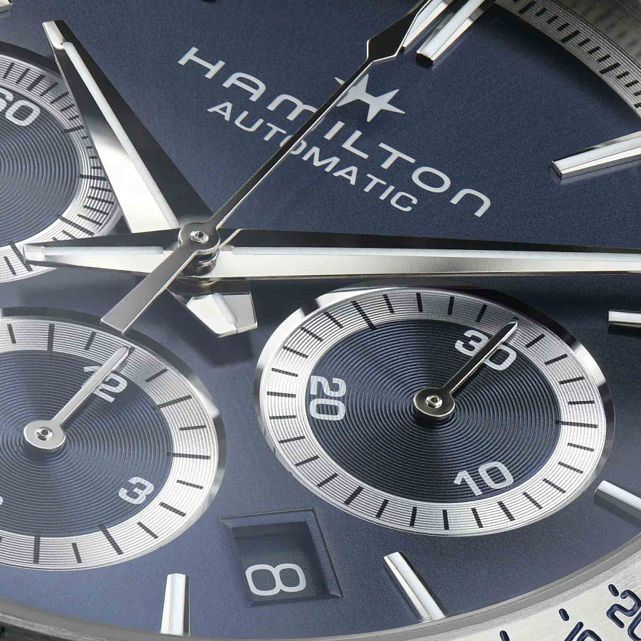 Часы Hamilton Jazzmaster Performer Auto Chrono H36616140 — металл сталь, Швейцария