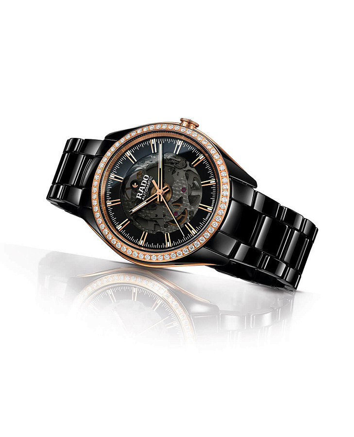 Часы Rado Hyperchrome Automatic Open Heart Diamonds R32029152 — сталь керамика металл, Швейцария