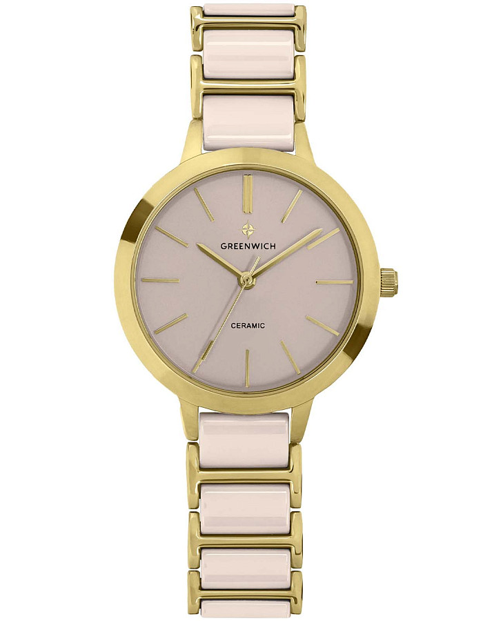 Часы Greenwich Fortune GW 331.20.35 — женские, бежевый