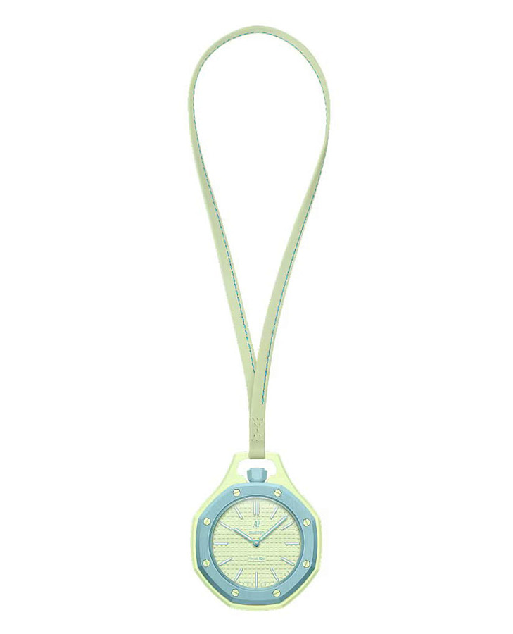 Часы Audemars Piguet x Swatch Royal Pop Blaue Acht SSX03L101N — женские, зеленый