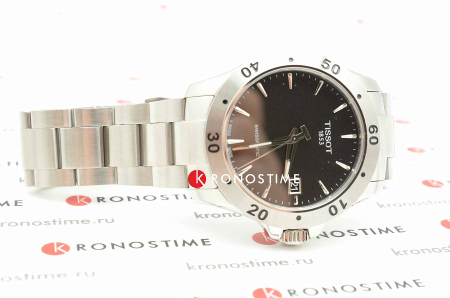 Часы Tissot V8 Swissmatic T106.407.11.051.00 — мужские, серебристый