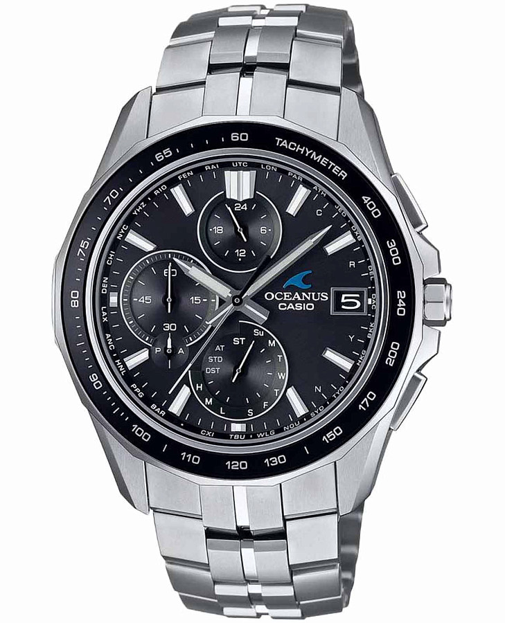 Часы Casio Oceanus OCW-S7000-1A2 — мужские, черный