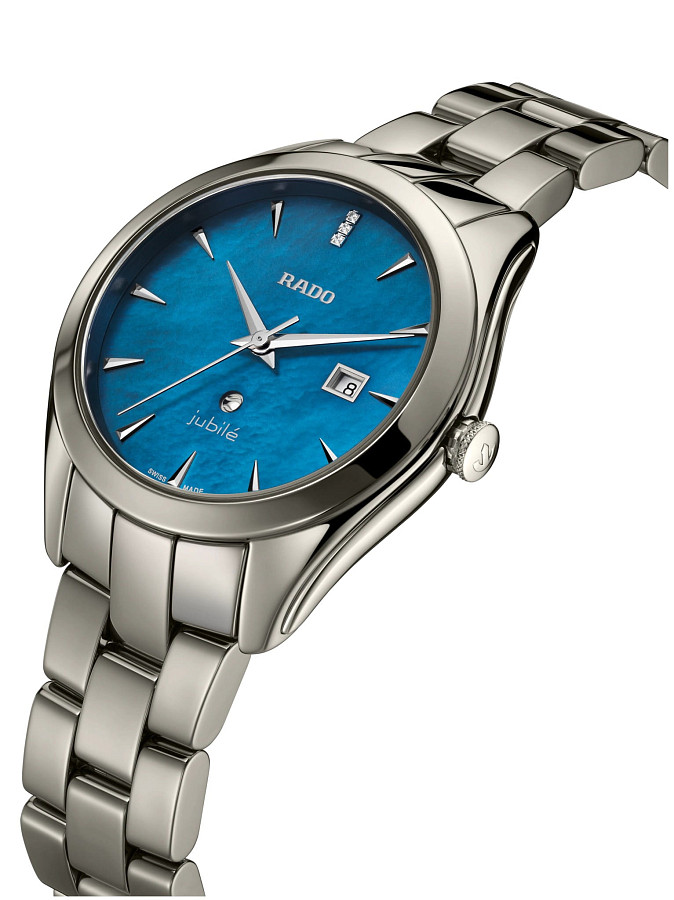 Часы Rado HyperChrome Ash Barty II R32027962 — кварцевые, сталь керамика титан