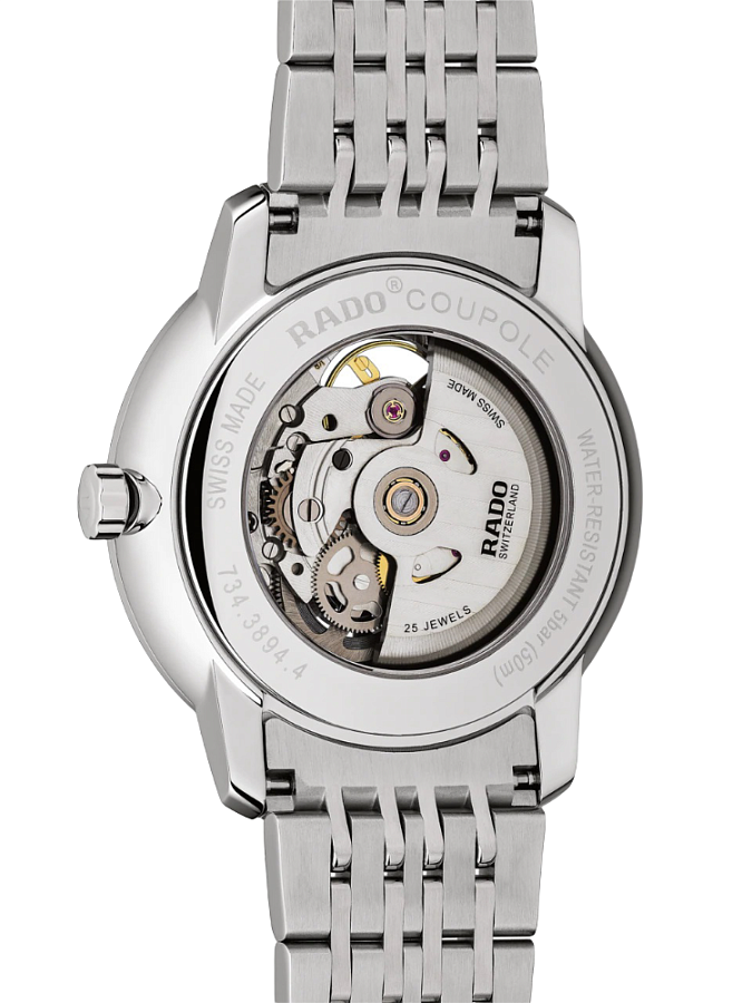 Часы Rado Coupole Classic Open Heart Automatic R22894203 — механические, металл сталь