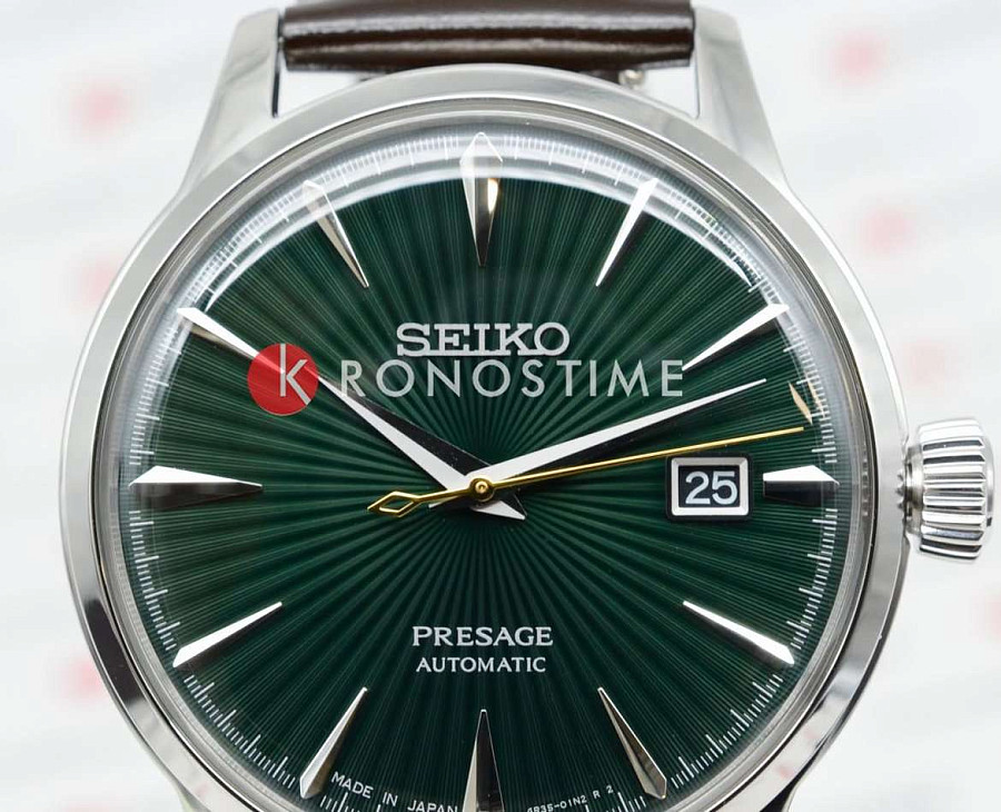 Часы Seiko Presage Cocktail Time SRPD37J1 — кожаный, мужские