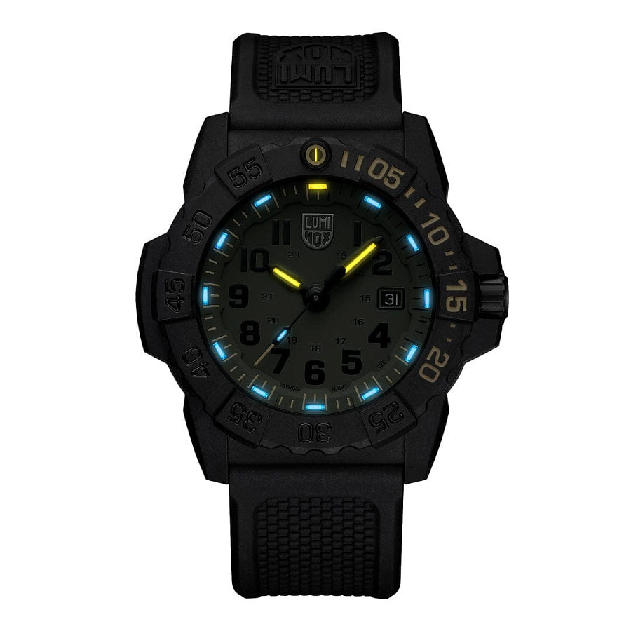 Часы Luminox Navy SEAL Foundation XS.3517.NSF.SET — мужские, резина