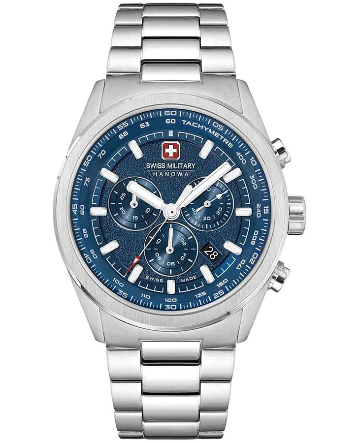 Часы Swiss Military Hanowa Navalus SMWGI0004205 — мужские, синий