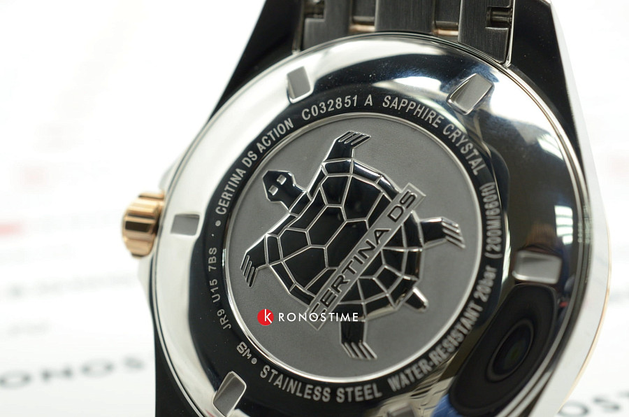 Часы Certina DS Action C032.851.22.087.00 — мужские, сталь c pvd покрытием