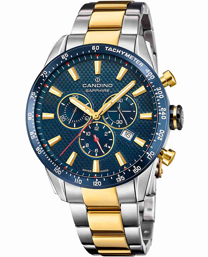 Часы Candino Gents Sport C4748/B — мужские, синий
