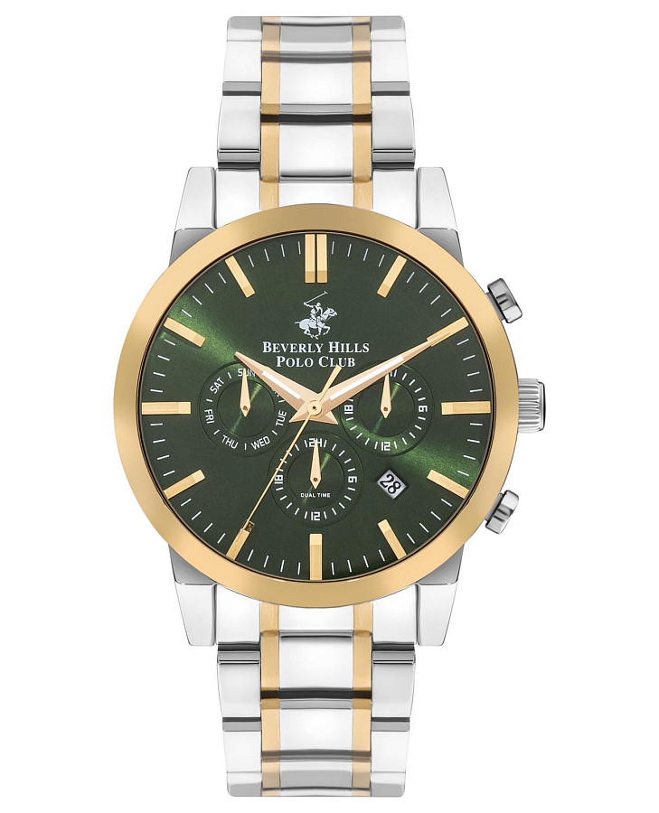Часы Beverly Hills Polo Club BP3408X.370 — мужские, зеленый