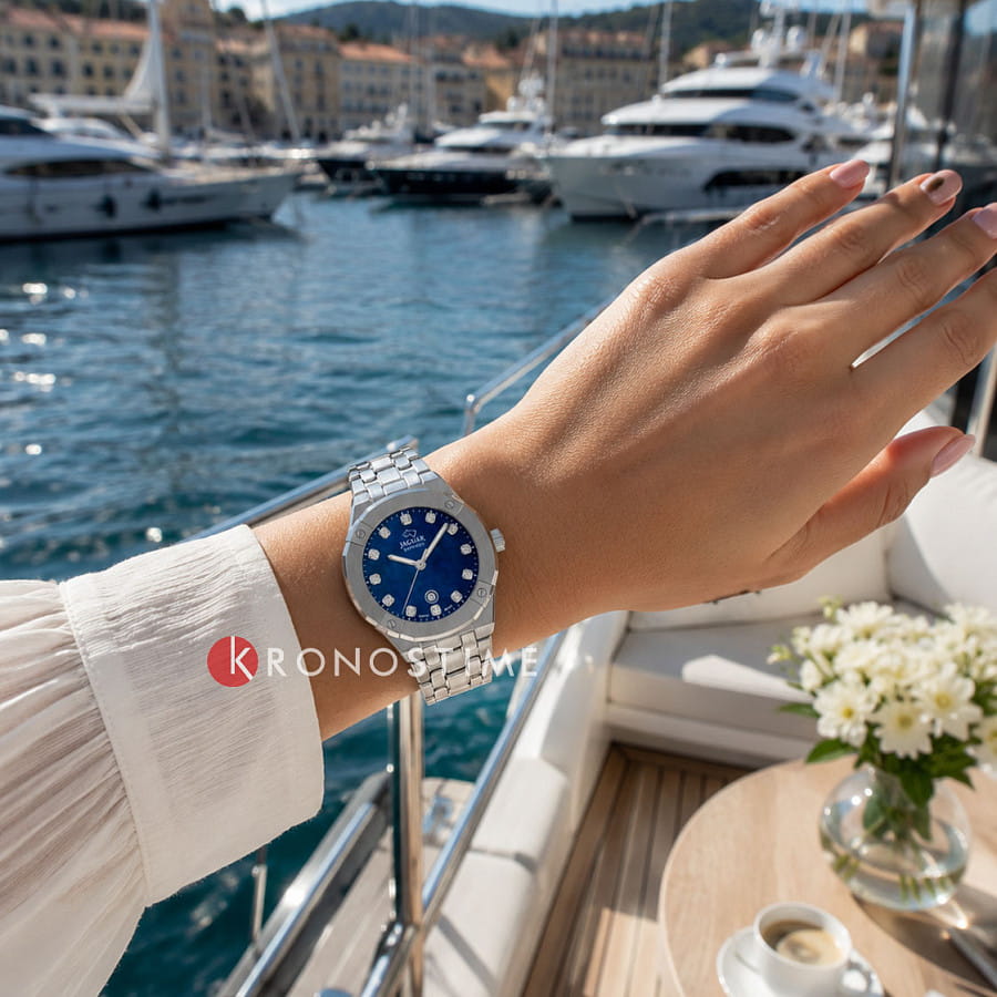Часы Jaguar Diplomatic Quartz Lady J1016/6 — кварцевые, металл сталь