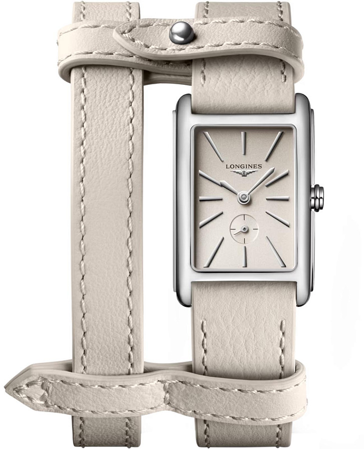 Часы Longines DolceVita X YVY L5.255.4.79.2 — женские, бежевый