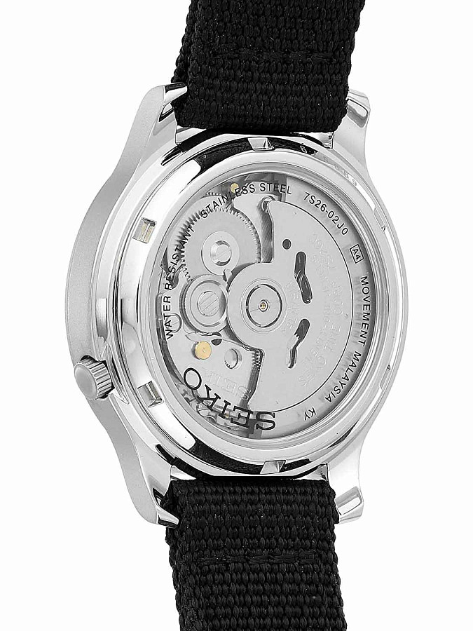 Часы Seiko 5 SNK809K2 — черный, металл сталь