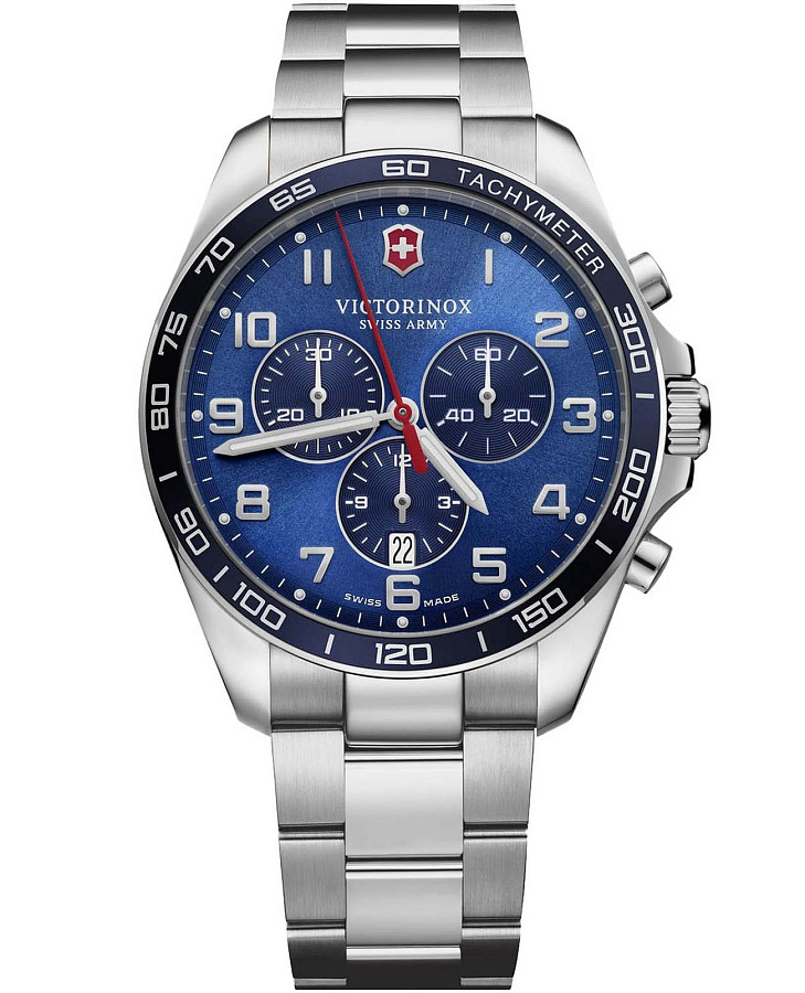 Часы Victorinox Fieldforce Chronograph 241901 — мужские, синий
