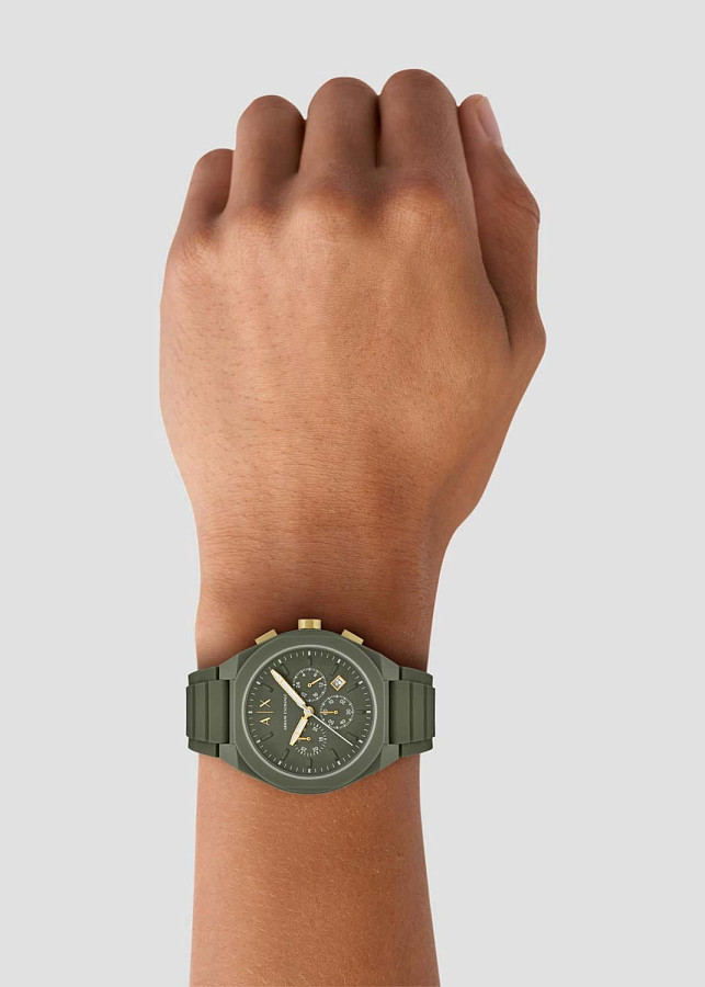 Часы Armani Exchange Rafael AX4169 — зеленый, пластик