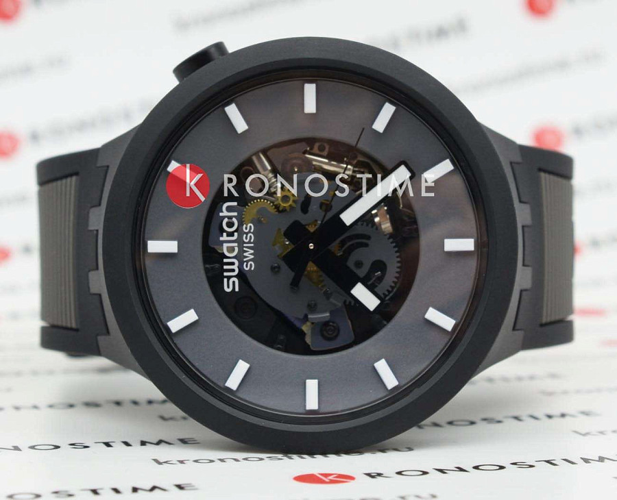 Часы Swatch Big Bold Biosourced Lacquered SB05B113 — кварцевые, пластик