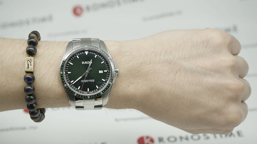 Часы Rado Hyperchrome R32502313 — зеленый, металл сталь керамика
