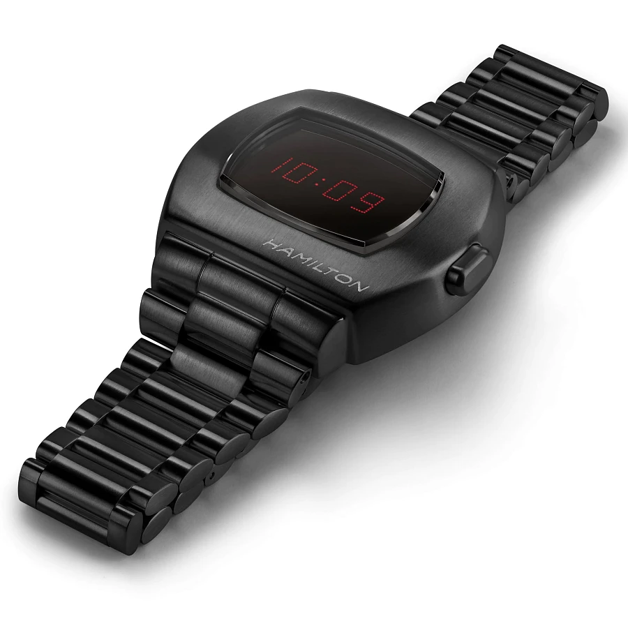 Часы Hamilton American Classic PSR Digital Quartz H52404130 — кварцевые, сталь
