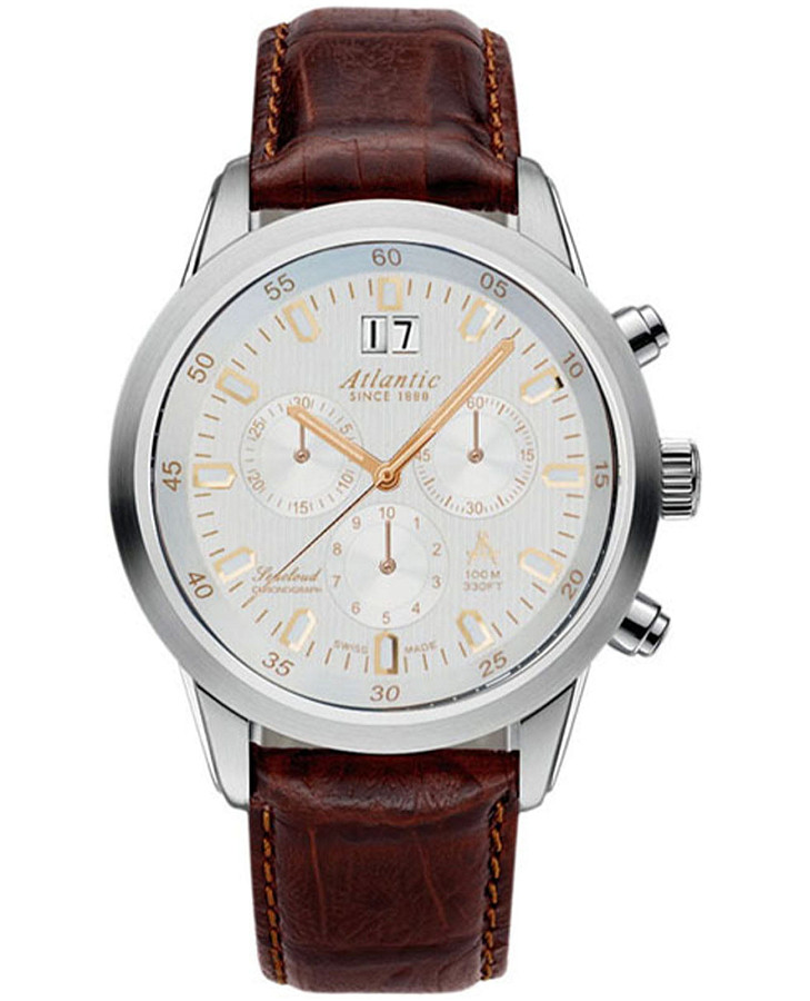 Часы Atlantic Seacloud 73460.41.21R — мужские, белый