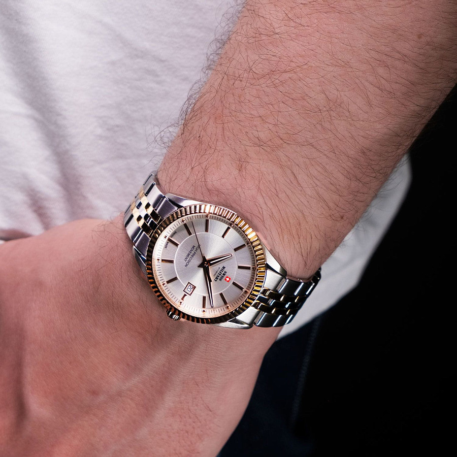 Часы Swiss Military by Chrono SM34065.07 — сталь c pvd покрытием, мужские