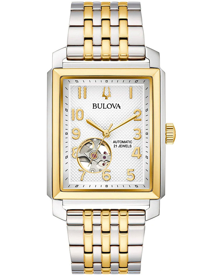 Часы Bulova Sutton 98A308 — мужские, серебристый