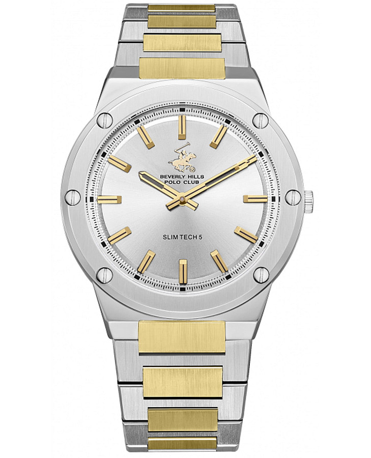 Часы Beverly Hills Polo Club Quartz BP3717X.230 — мужские, серебристый