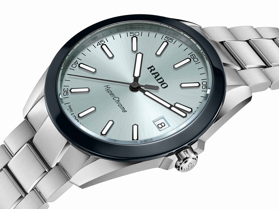 Часы Rado Hyperchrome R32280213 — кварцевые, сталь металл
