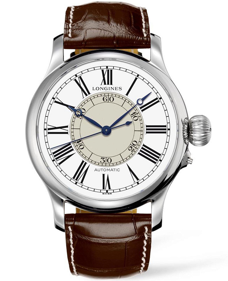 Часы Longines Weems Second-Setting Watch L2.713.4.11.0 — мужские
