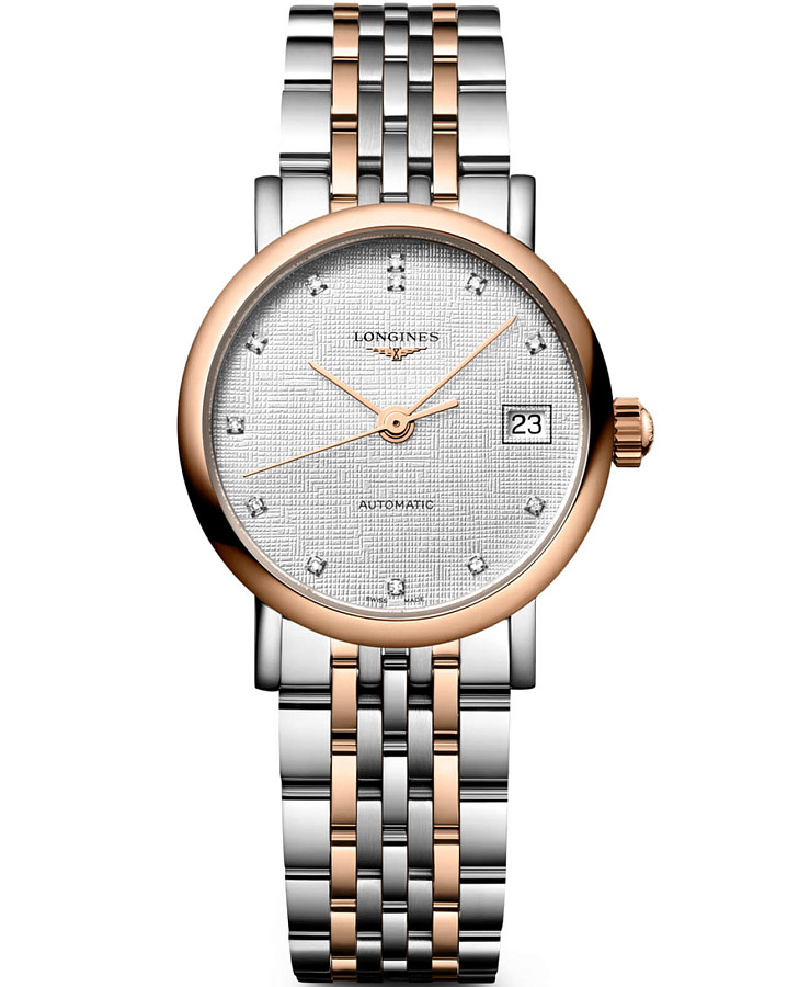 Часы Longines Elegance Elegant Collection 25.50 mm L4.309.5.79.7 — женские, серый