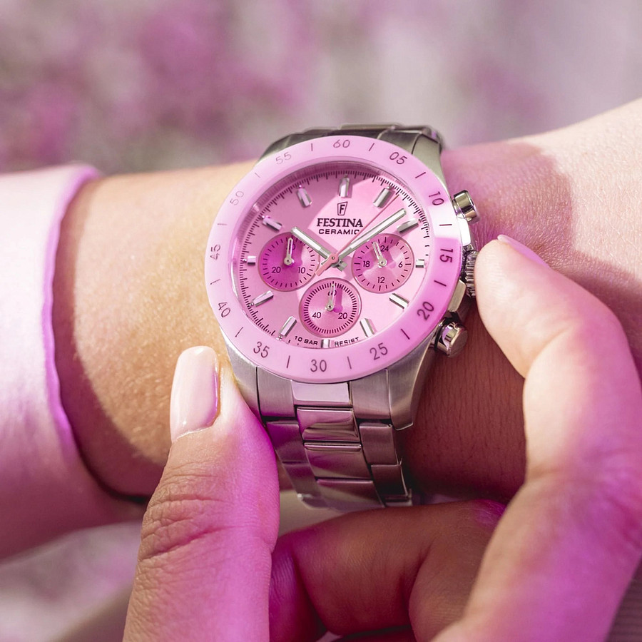 Часы Festina Ceramic F20693/2 — нержавеющая сталь, женские