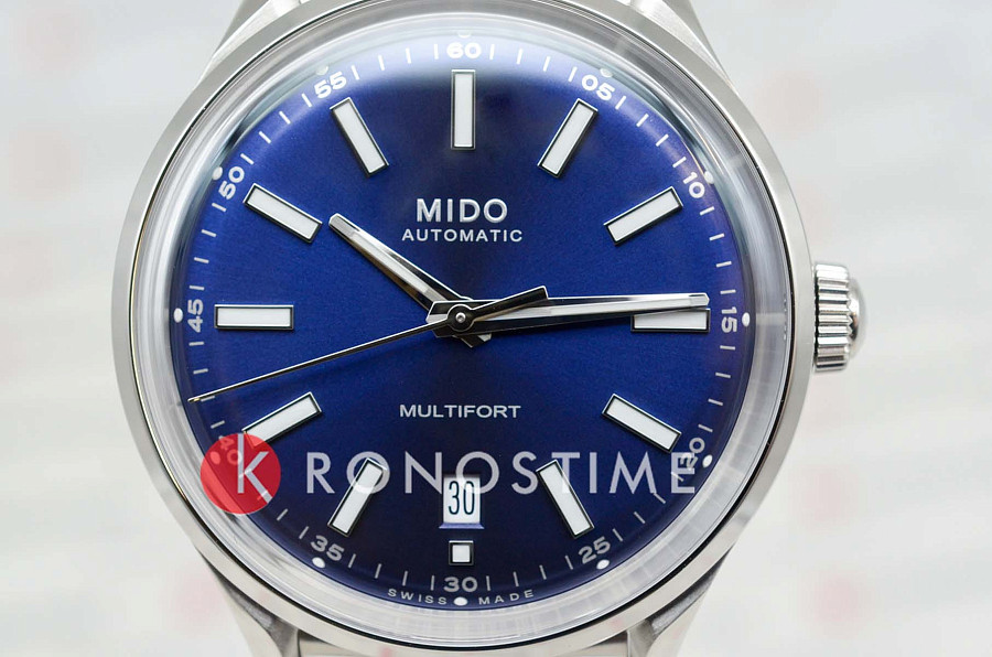 Часы Mido Multifort Patrimony Powerwind M040.407.11.041.00 — сталь металл, Швейцария