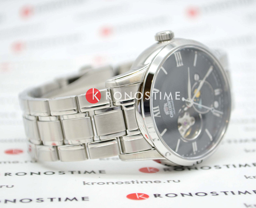 Часы Orient Sun & Moon RA-AS0008B (RN-AS0008B) — нержавеющая сталь, мужские