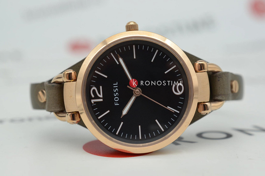 Часы Fossil Carlie ES3077 — женские, кожаный