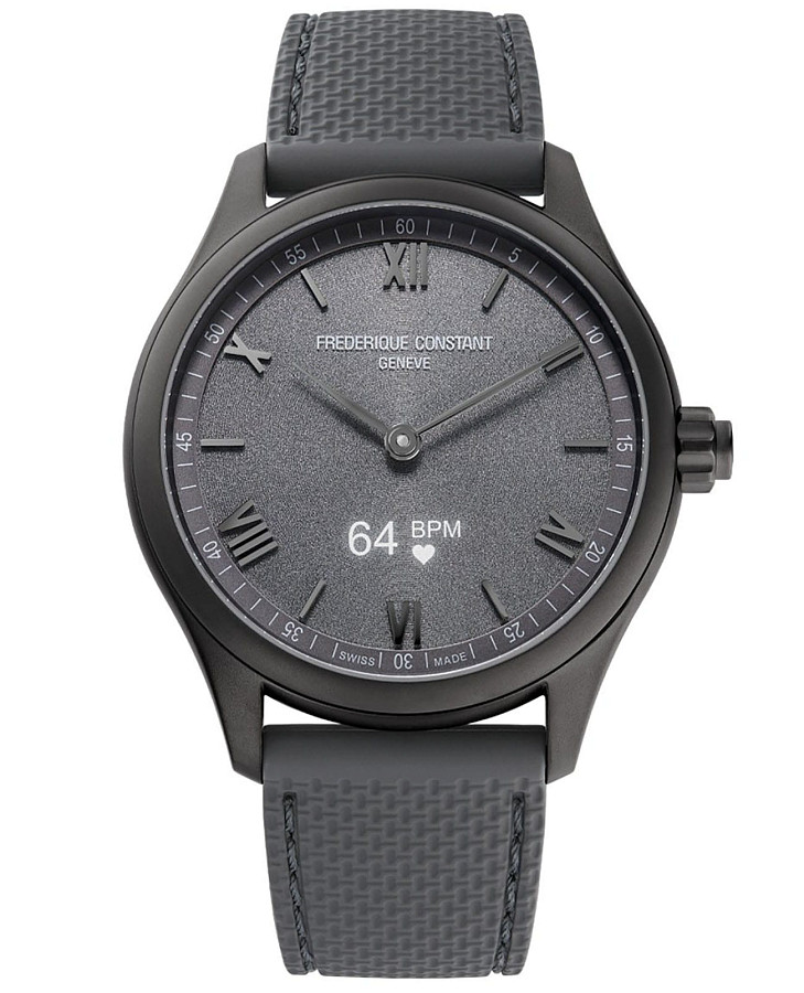 Часы Frederique Constant Smartwatch Gents Vitality FC-287S5TB6 — мужские, серый