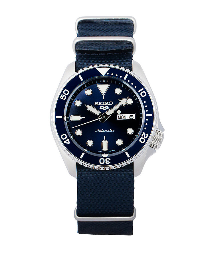 Часы Seiko 5 Sports SRPD51K2 — синий, сталь металл